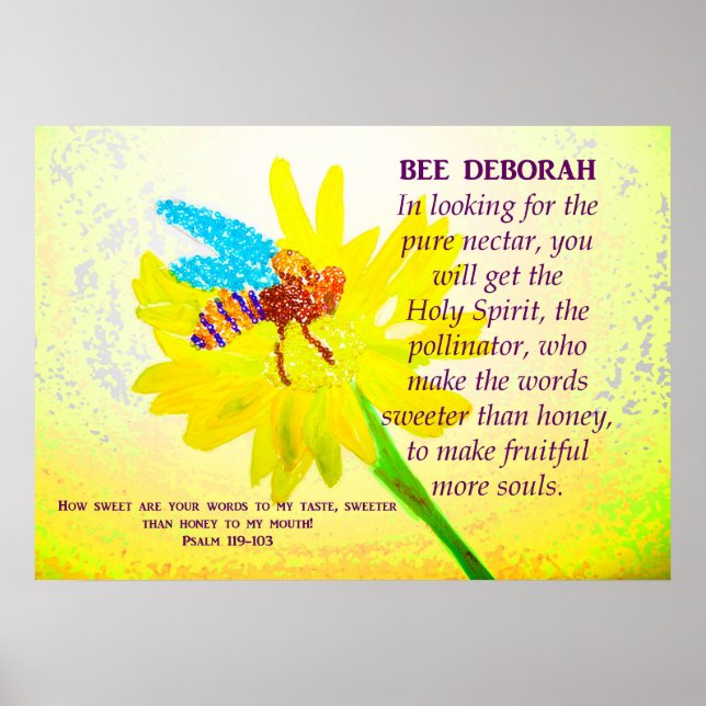Bee Sweeter Than Honey Poster (Front)