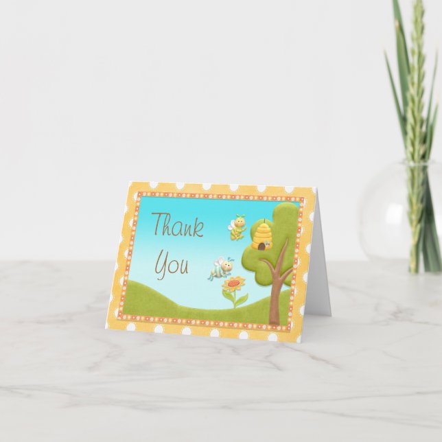 Bee Thank You Card (Front)