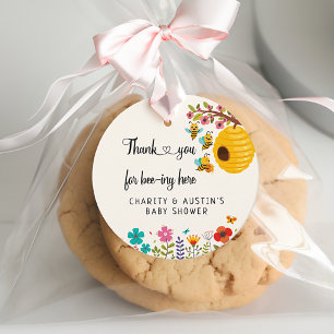 Bee thank you for beeing here favour tags