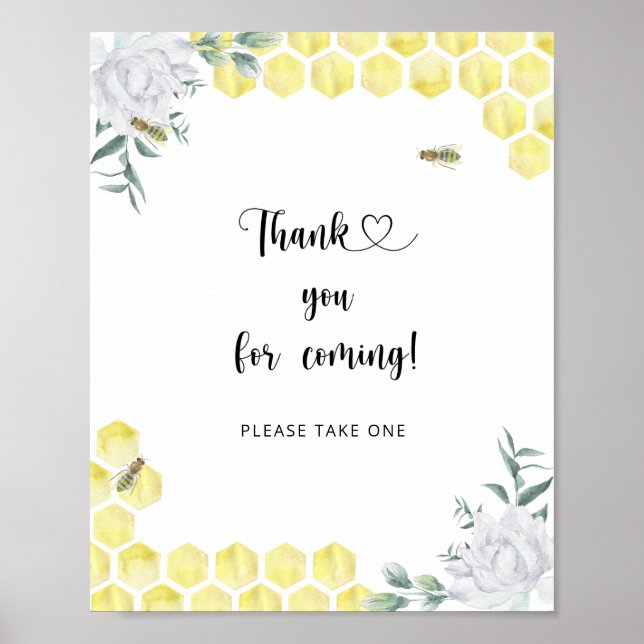 Bee \ Thank you for coming Poster (Front)