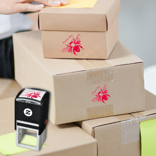 Bee Thank You Reusable Ink Stamp 