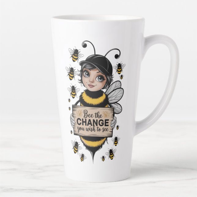 Bee the Change – Inspirational Bee Mug (Right)