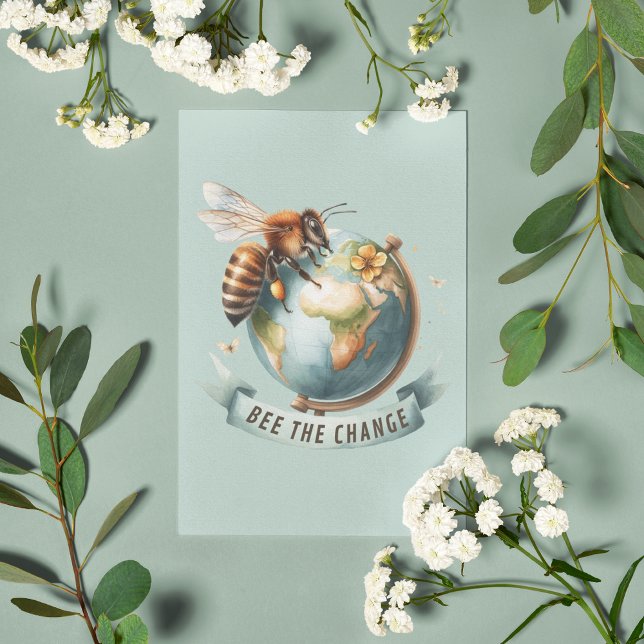 Bee the Change - Nature Inspired  Postcard (Creator Uploaded)