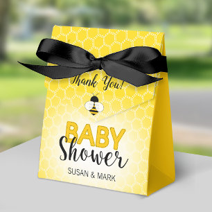 Bee theme Baby Shower Favour Box. Box