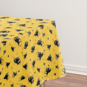 Bee-Themed Tablecloth Birthday Gift for Her & Mo