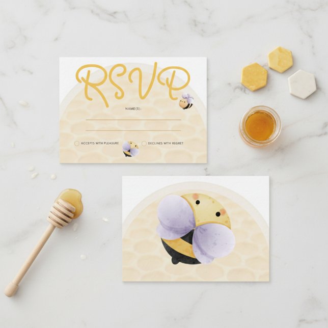 Bee There! RSVP Bee Enclosure Card (Bee There! RSVP Bee Enclosure Card)