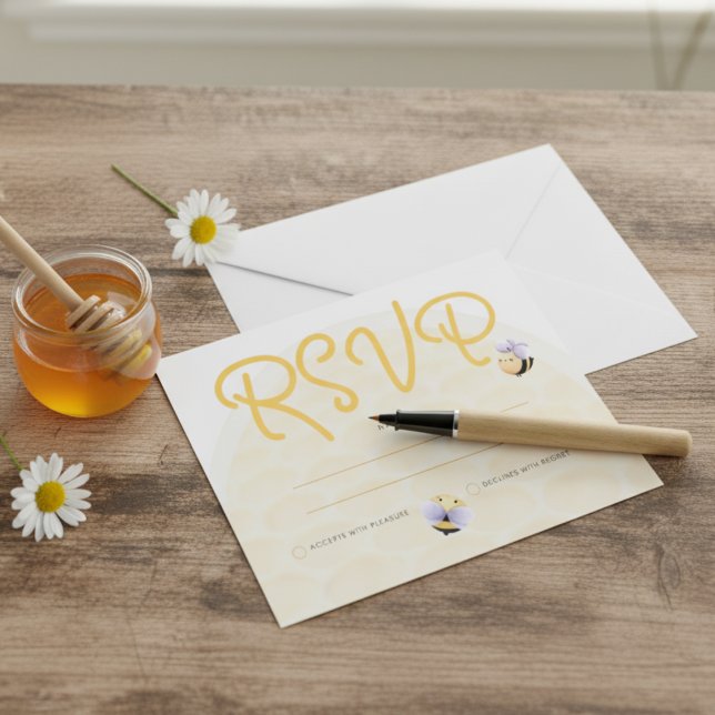 Bee There! RSVP Bee Response Card (Bee There! RSVP Bee Response Card)