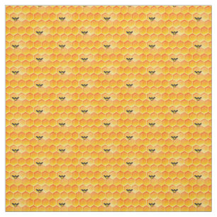 Bee-utiful Baby Honeycomb Bee Fabric