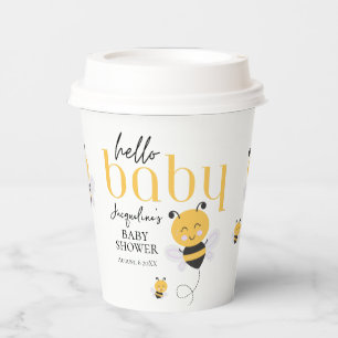 Bee-utiful Moments: Hello Baby Bee Shower Paper Cups