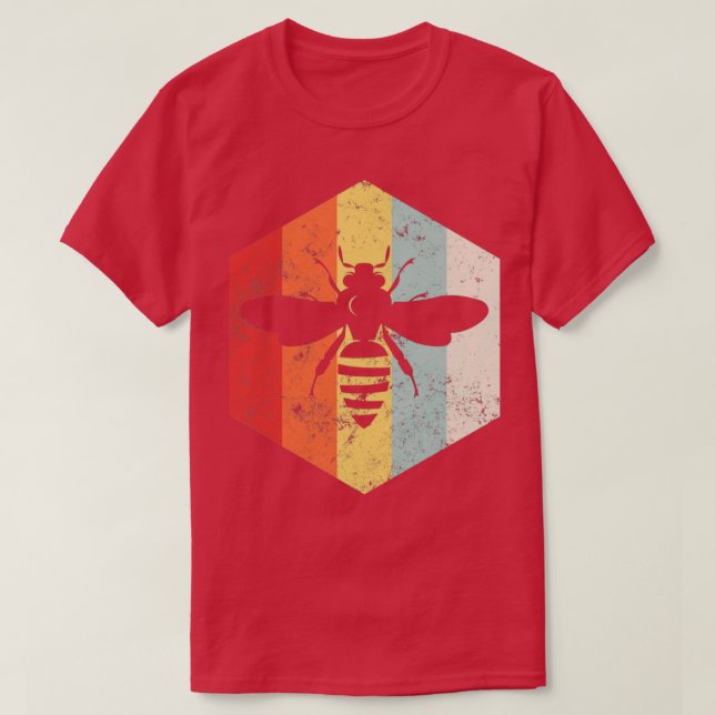 Bee Waabe Retro Gift  T-Shirt (Design Front)
