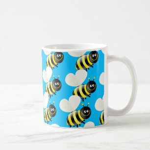 Bee Wallpaper Coffee Mug