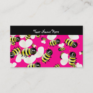 Bee Wallpaper, Your Name Here Business Card