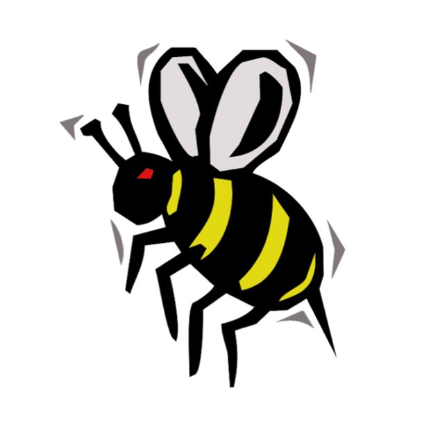 Bee Wasp Shape T-Shirt | Flying Insect Art (Creator Uploaded)