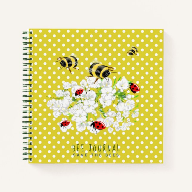 BEE Watching Journal - Bee Keepers and Rescuers (Front)