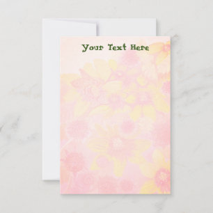 Bee Wedding RSVP Card