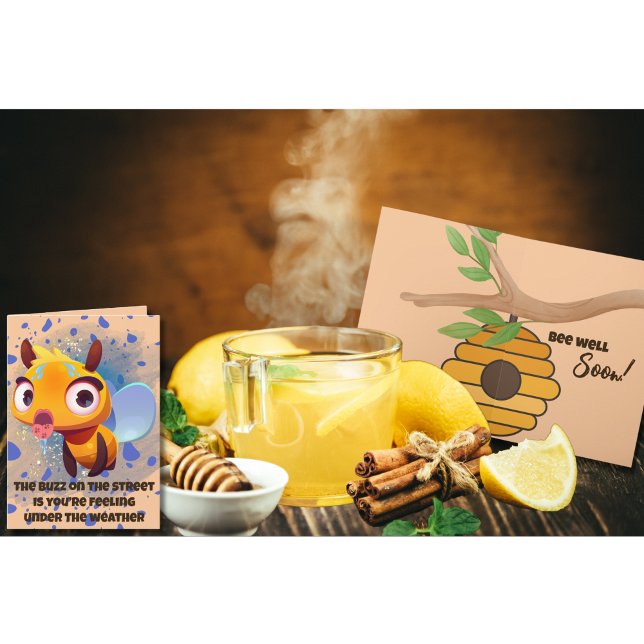 Bee Well Soon Get Well Card (Creator Uploaded)