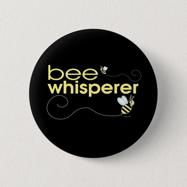 Bee Whisperer 6 Cm Round Badge (Front)