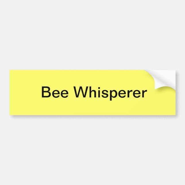 Bee Whisperer Bumper Sticker (Front)