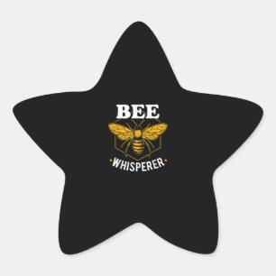 Bee Whisperer   Funny Gift For Bee Keepers Star Sticker