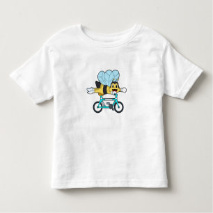 Bee with Bicycle Toddler T-Shirt