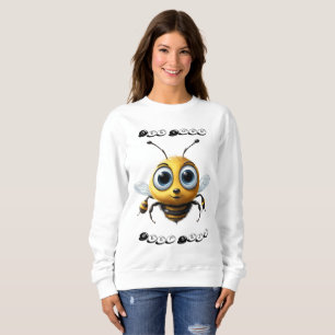 Bee With Big Hopeful Eyes Says Bee Your Best Self, Sweatshirt