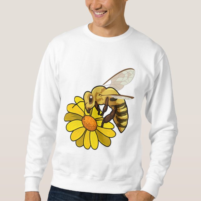 Bee with Blossom Sweatshirt (Front)