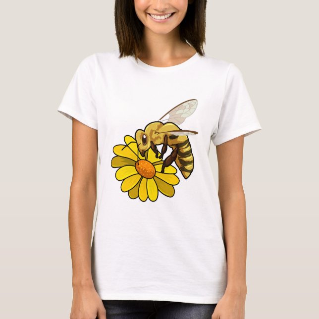 Bee with Blossom T-Shirt (Front)