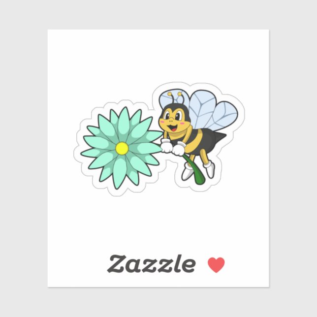 Bee with Flower.PNG (Sheet)