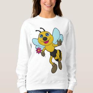 Bee with Flower Sweatshirt