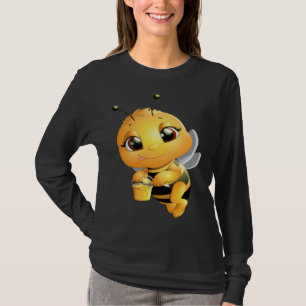 Bee with Honey Cute Girls Bee T-Shirt
