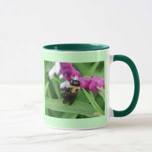 Bee with Velvet Flowers Mug #4