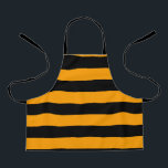 Bee Yellow and Black Striped All-Over Print Apron<br><div class="desc">Wear Yellow and Black Striped Women's Tank Top And be like a Bee Beautiful and Productive.
Nature is my source of inspiration,  I admire its beauty and this design inspired by Bees the friends of the earth. yellow and black striped creating the beauty BEE YOU.</div>