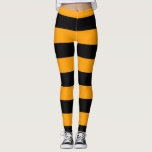 Bee Yellow and Black Striped Leggings<br><div class="desc">Wear Yellow and Black Striped Leggings And be like a Bee Beautiful and Productive.
Nature is my source of inspiration,  I admire its beauty and this design inspired by Bees the friends of the earth. yellow and black striped creating the beauty BEE YOU.</div>