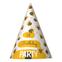 Bee Yellow & Pink Baby's 1st Birthday