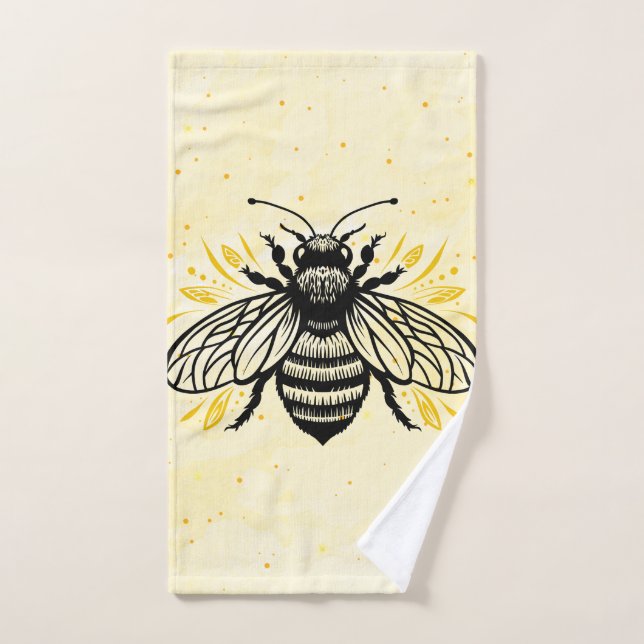 Bee-yond Beautiful Towel (Hand Towel)