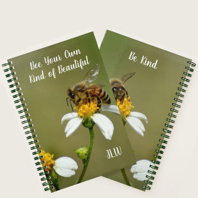 Bee Your Own Kind of Beautiful Wild Honey Bee Note Notebook (Creator Uploaded)