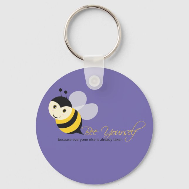 Bee Yourself Key Ring (Front)