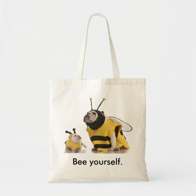 Bee Yourself. Tote Bag (Front)