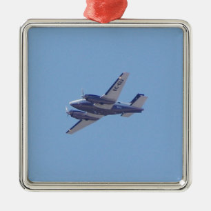 Beech B90 King Air Metal Tree Decoration