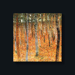 Beech Forest by Gustav Klimt Fine Art Canvas Print<br><div class="desc">Beech Forest (Buchenwald I) - a forest of beech trees painted in 1902 by Austrian Symbolist & Art Nouveau Artist Gustav Klimt (1862-1918)</div>