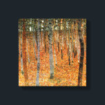 Beech Forest by Gustav Klimt Fine Art Canvas Print<br><div class="desc">Beech Forest (Buchenwald I) - a forest of beech trees painted in 1902 by Austrian Symbolist & Art Nouveau Artist Gustav Klimt (1862-1918)</div>