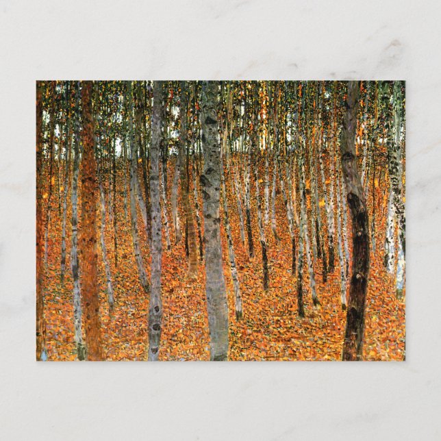 Beech Forest by Gustav Klimt Fine Art Postcard (Front)