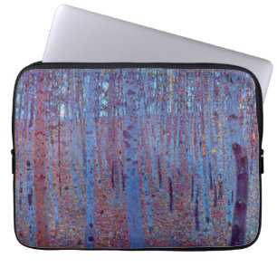 Beech Forest by Gustav Klimt, Vintage Art Nouveau Laptop Sleeve