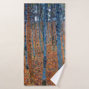 Beech Grove, Gustav Klimt Bath Towel