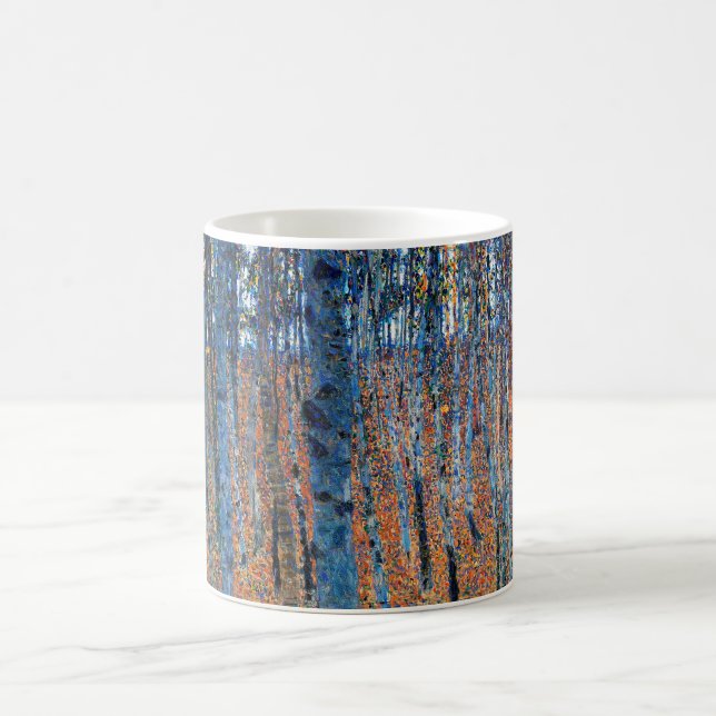 Beech Grove, Gustav Klimt Coffee Mug (Center)
