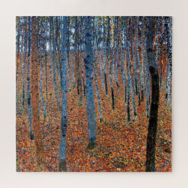 Beech Grove, Gustav Klimt Jigsaw Puzzle (Horizontal)