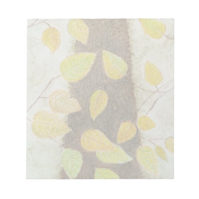 Beech Leaves Notepad (Front)