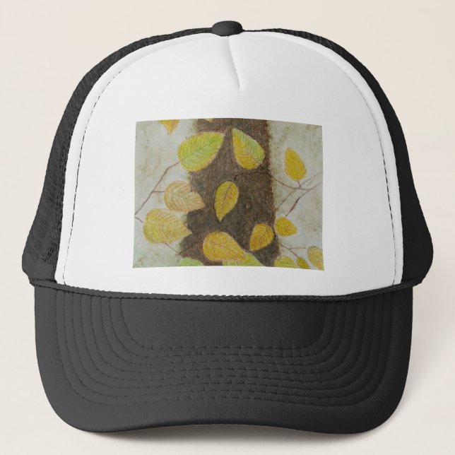 Beech Leaves Trucker Hat (Front)