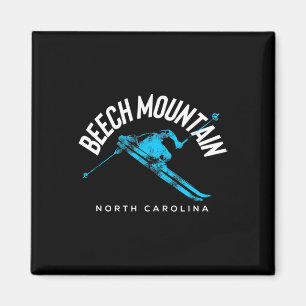 Beech Mountain Nc Ski Magnet