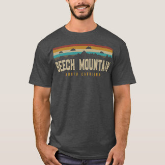 Beech Mountain North Carolina Vintage Mountains Hi T-Shirt